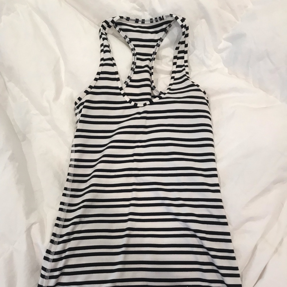 Cool Racerback striped lululemon tank!